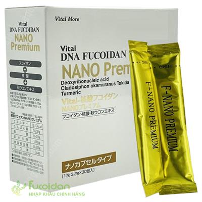 Vital DNA Fucoidan Nano Premium, Hộp 30 Gói