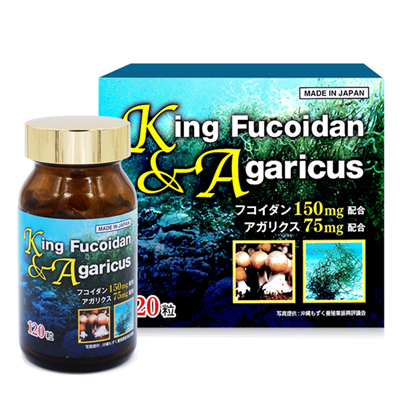 King Fucoidan & Agaricus, hộp 30 viên